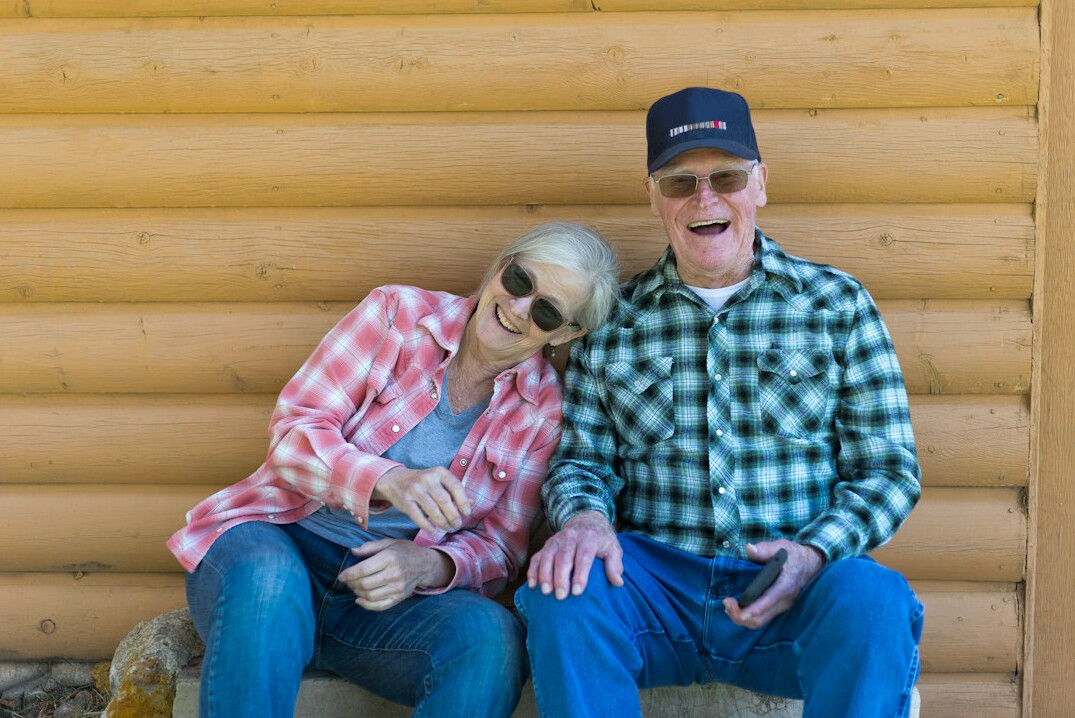 happy retiree couple
