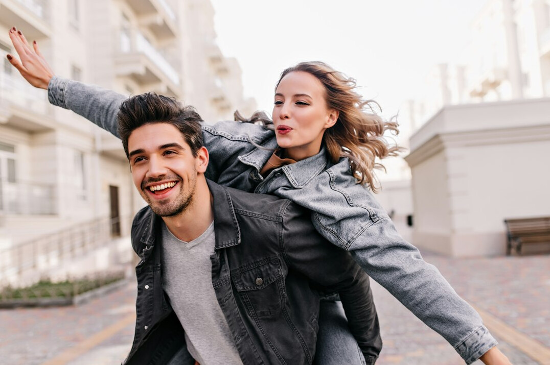 young couple with auto insurance